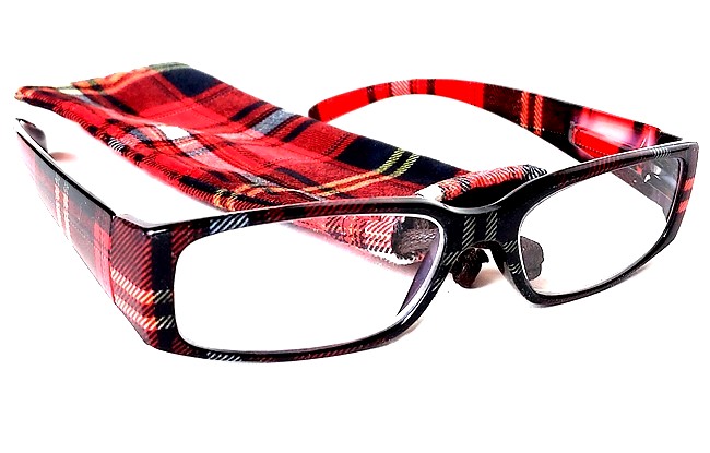 Red tartan frame